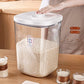 Seal Rice Bucket Vacuum Rice Buckets Cat Food Bucket Pet Food Storage Bucket Dust-proof Grain Jar Glass Jar Home Storage Box
