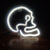 Halloween Bat Spirit LED Neon Wall Decor for Party Gift - Terrifying Atmosphere - USB or Battery Powered