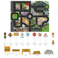 Large City Road Map DIY Scene Road Signs Car Parking Lot Game Children Playing Traffic Mat Climbing Carpets for Baby Toys Gifts