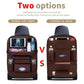 Car Back Seat Organizer Storage Bag with Foldable Table Tray Tablet Holder Tissue Box Auto Back Seat Bag Protector Accessories