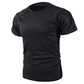 Men's Quick Dry Pullover Embroidered Shirts Summer Oversized Breathable Clothes Elastic Plain Camping Hiking Climbing T-shirts