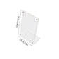 Transparent Acrylic Frames Photos Picture Frame Magnetic Double Sided Photo Frame Kpop Photocard Holder Album Poster Tag Display