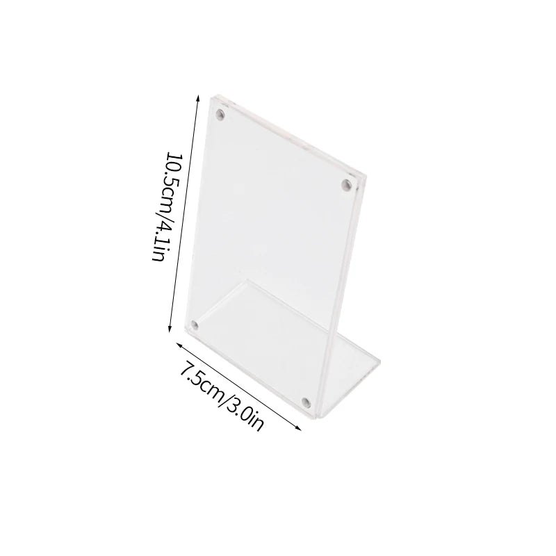 Transparent Acrylic Frames Photos Picture Frame Magnetic Double Sided Photo Frame Kpop Photocard Holder Album Poster Tag Display
