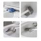 Wall Hanging Toilet Brush Toilet Bowl 2 Cleaning Brushes Silicone Toilet Brush with Holder For Floor Bathroom Accessories Sets