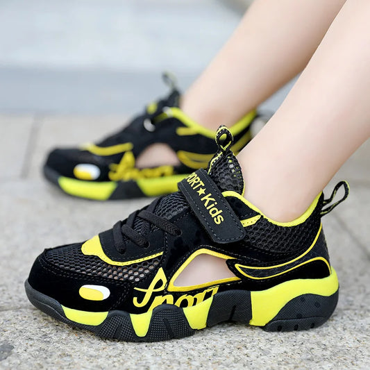 Kids Summer Shoes Kids Sandals Breathable Boys Sandals Soft Children's Shoes Outdoor Protecting Toes Beach Sandal Water Shoes