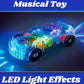 Baby toys Toddler Police Car Electric Vehicle Toy Auto Driving Transparent Gears Music Lights Cars Toys for Kids Boys