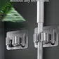 1PC/3PCS/6PCS/9PCS Mop Hook Perforation-Free Bathroom Storage Device Sticky Broom Hanger Wall Hanging Mop Clip