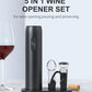 Electric Wine Bottle Opener Automatic Red Wine Corkscrew Rechargeable Wine Opener with Charging Base Wine Tools Kitchen Products