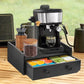 Wooden Coffee Pod Holder Coffee Capsule Drawer Organizer Tea Storage Box for Kitchen Bar Home Coffee Station Organization
