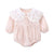 Infant Baby Girls Jumpsuit+Hat Embroidery Lace Stitching Cotton Long Sleeve Toddler Baby Girl Romper Spring Autumn Baby Clothes