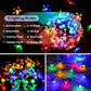 Solar String Lights Cherry Blossom LED Garland Lights Outdoor Solar Garden Patio Decor Lights Christmas Wedding Party Decoration