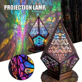 Atmosphere light LED table lamp, bedside light starry sky projection light, USB plug-in projection night light bar restaurant ho