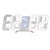 1PC 3d Digital Clock Creative Gift Multi-Functional Electronic Clock For Students With Large Screen Wall Mounted Clock