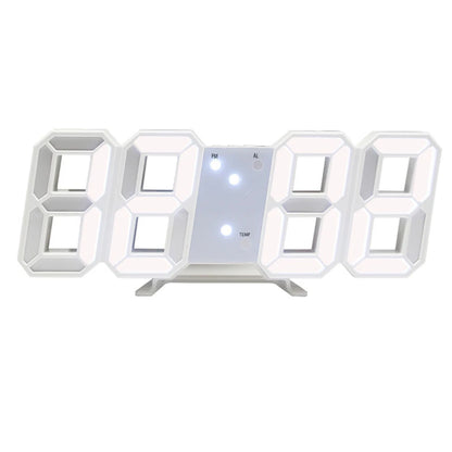 1PC 3d Digital Clock Creative Gift Multi-Functional Electronic Clock For Students With Large Screen Wall Mounted Clock